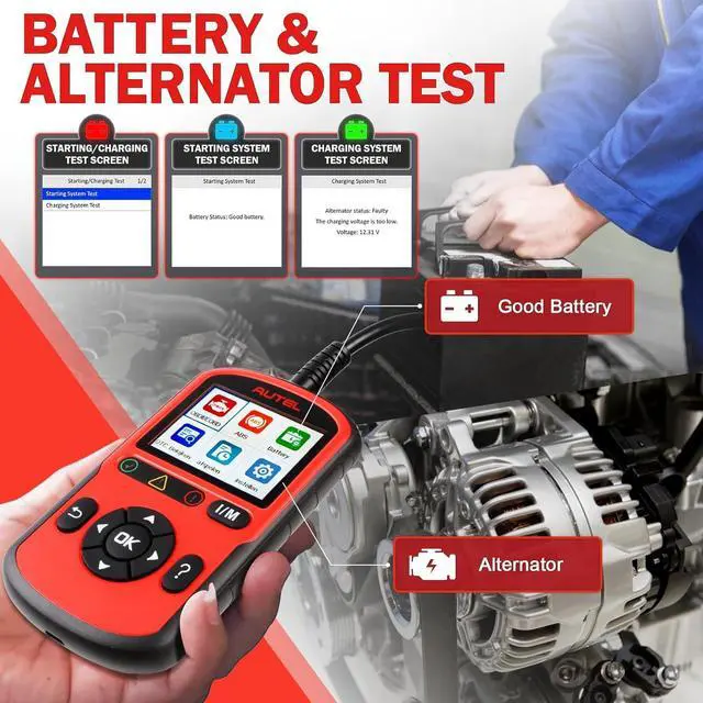 Alt view image 4 of 7 - OBD2 Scanner AutoLink AL549: 2024 Check Engine Code Reader ABS Diagnostic Tool, Universal Car Battery & Alternator Test, Upgrade Ver. of Autel AL519 MaxiLink ML519 OBDII CAN Diagnostic Scan Tool
