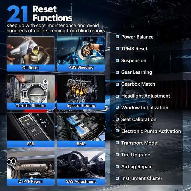 Alt view image 3 of 5 - Wireless OBD2 Scanner for Android & iPhone, XTOOL Anyscan A30M 2024 Newest Bidirectional Scan Tool with Free Updates, All System Diagnostics, 21 Resets, ABS Bleed, Oil Reset, Upgraded Ver. of A30