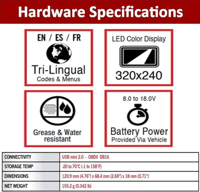 Alt view image 6 of 6 - Autel AutoLink AL329 (Free Lifetime Update) OBD2/EOBD Handheld Code Reader, One-Click I/M Readiness Key, OBDII/CAN Car Diagnostic Scan Tool, Live Data, Auto VIN, Lite of ML629/AL619/AL519/AL539B/AP200