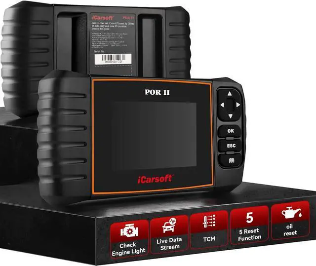 Main image of OBD2 Scanner Diagnostic Tool for Porsche, iCarsoft POR II (Enhance Version) Code Reader, Full System Diagnosis Car Scan Tool with Oil Reset/EPB/DP/ETC/SAS, Live Data Graph-Free Update/Repair