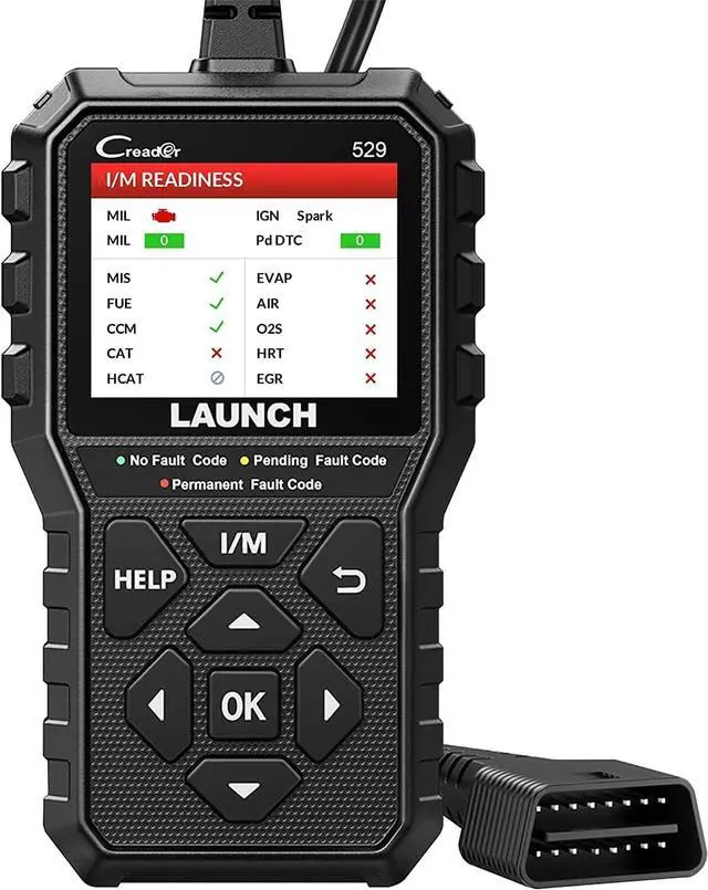 Main image of 2024 Elite LAUNCH OBD2 Scanner CR529 Code Reader Check Engine Light for All OBDII Car After 1996 Full OBD2 Functions Mode 8, I/M Readiness DTC Lookup Lifetime Free Update Scan Tool [Upgrade Version]