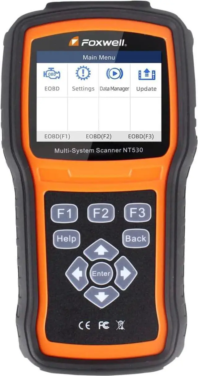 Alt view image 5 of 7 - FOXWELL NT530 for BMW - All Systems, All Maintenance Service - Bidirectional Diagnostic Scan Tool OBD2 Scanner Automotive Code Reader ABS Bleed SRS Airbag SAS TPMS TPS EPB Oil Reset CKP