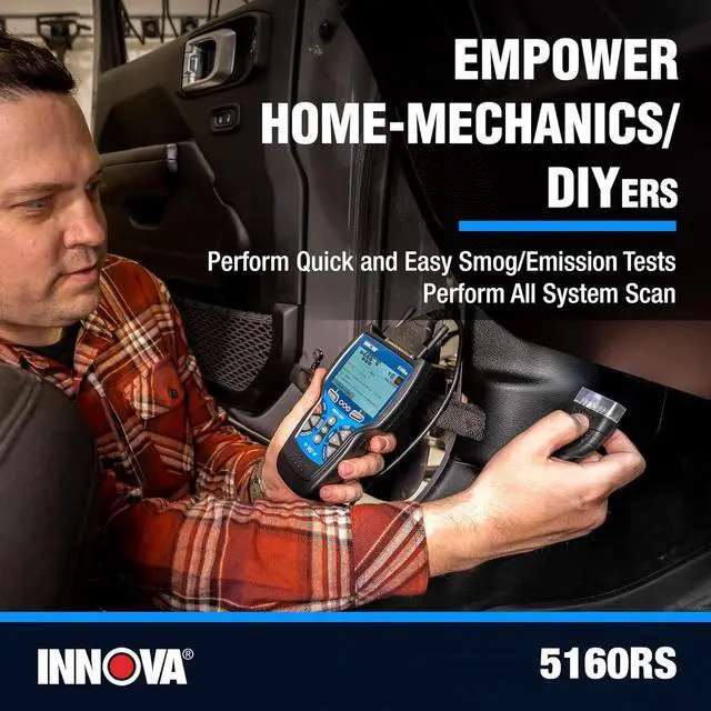 Alt view image 6 of 7 - INNOVA 5160RS, OBD2 Bidirectional Scan Tool, OE-Level All System Diagnostics, Reset Oil Light/Battery/EPB/SAS/DPF, Mechanic Recommended Fixes & Parts, TSBs, 1yr Warranty, Free Lifetime Updates