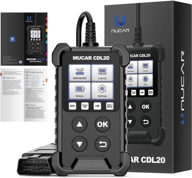 Alt view image 6 of 7 - CDL20 OBD2 Scanner Code Reader, Check Engine Light, DTC scanner, Smog check,obd2 scanner Diagnostic Tool for cars since 1996