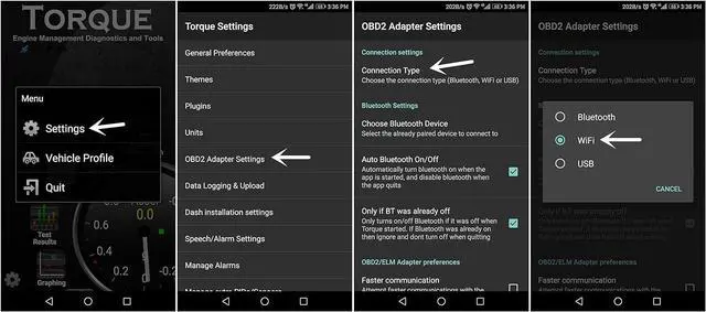 Alt view image 7 of 7 - Wifi OBD2 Scanner, Car Code Reader Check Engine Light Diagnostic Scan Tool for iOS and Android