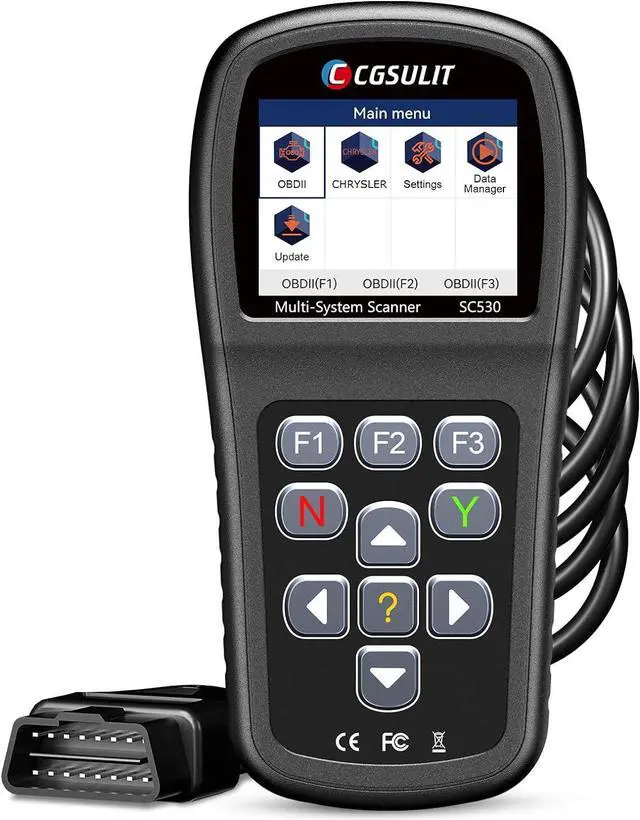 Main image of OBD2 Scanner, All System Code Reader for Dodge Chrysler Jeep Car Scanner with Reset SRS ABS EPB SAS Transmission Engine Light CKP Relearn, etc 30+ Special Functions Bidirectional Diagnostic Scan Tool