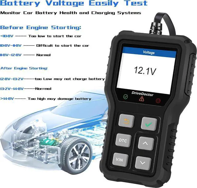 Alt view image 5 of 5 - OBD2 Scanner Color Screen Engine Scanner Diagnostic Tool Reset Clear Vehicle Fault Code Live Data Reader for All Cars Since 1996