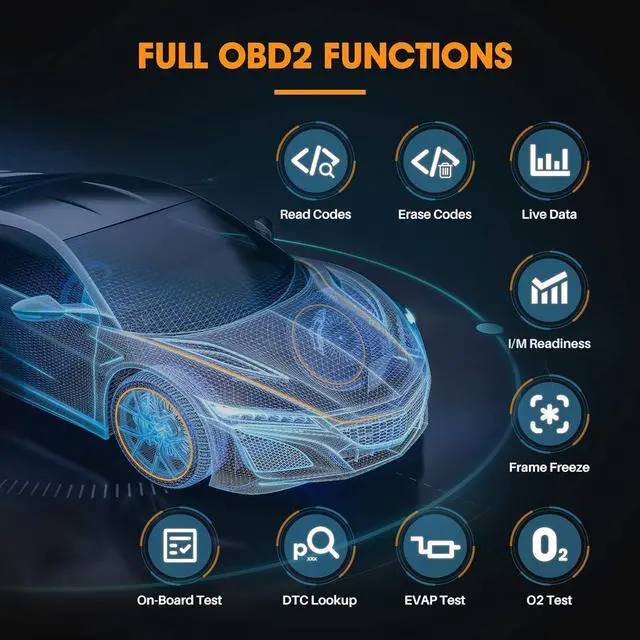 Alt view image 4 of 7 - FOXWELL NT716 OBD2 Scanner Tablet, Multi System Diagnostic Tool, 9 Service Code Reader Scanner Engine SRS Transmission Oil EPB TPMS SAS BMS Throttle Brake Reset ABS Bleeding Injector Coding Scan Tool