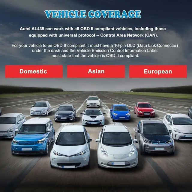 Alt view image 6 of 6 - Autel AutoLink AL439 OBD2/EOBD Code Reader and Electrical Testing Tool, Better AL329 OBD2 Scanner, Full OBDII 10 Modes, OBDII & CAN Diagnostic Tool, Circuit Test, Start Systems Test, Ready Test