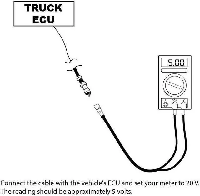 Alt view image 5 of 7 - ABS Diagnostic Multimeter Cable Adapter for Heavy Duty Semi Trucks and Semi Trailers (1)