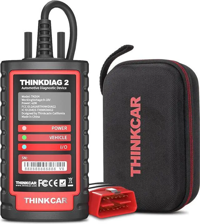 Main image of Thinkdiag2 All System Bidirectional Control OBD2 Diagnostic Scanner for iOS & Android, Bluetooth Scan Tool with CAN-FD Protocol, AutoVIN, Active Test, 15+ Reset Functions, ECU Coding, 1 Year Fr-ee