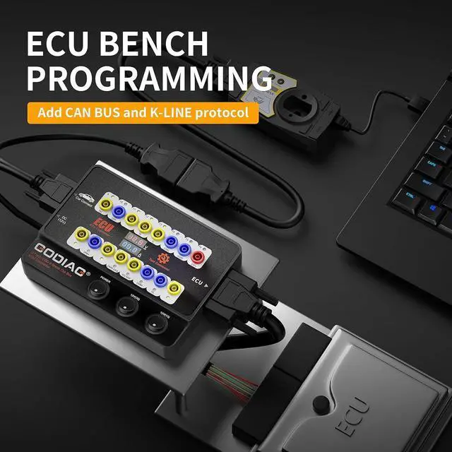 Alt view image 3 of 7 - Godiag GT100+ OBDII Breakout Box, Advanced OBD and CAN Protocol Detector for ECU Bench Testing and Car Diagnostics