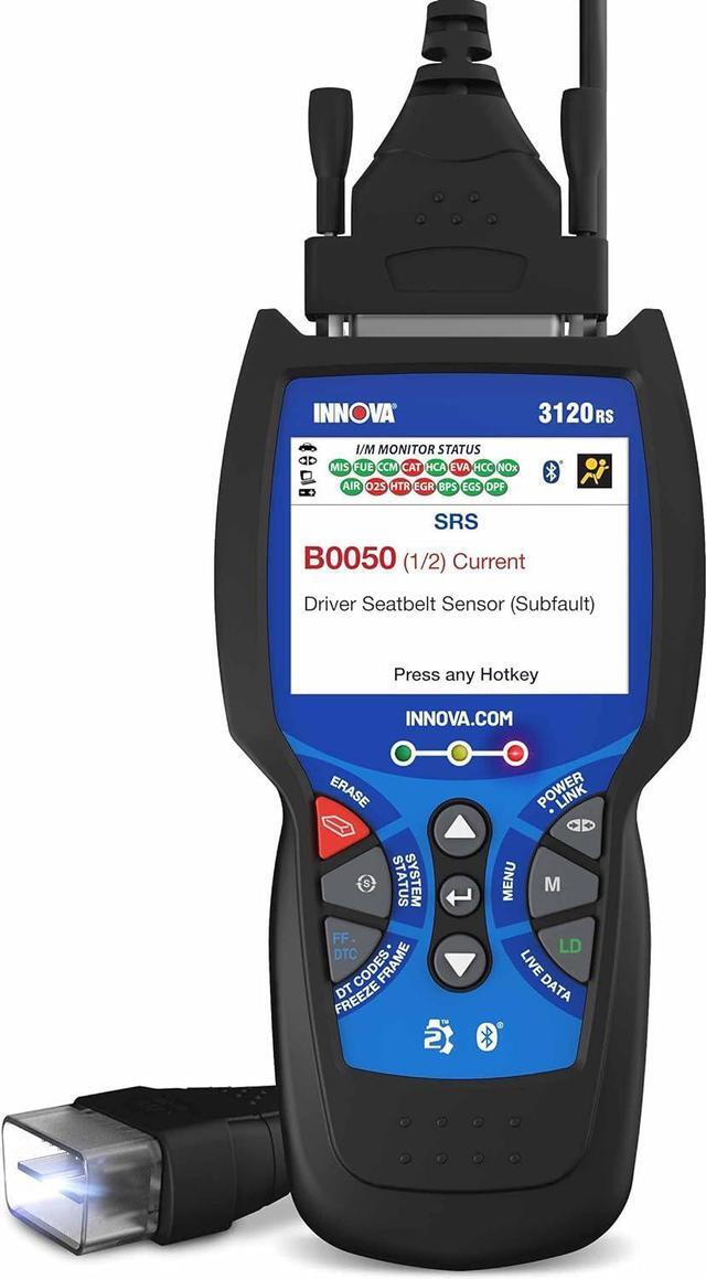 Main image of Innova 3120RS Code Scanner - Professional OBD2 Scanner - Smog Test Scan Tool - ODB1 Adapters - RepairSolutions2 App