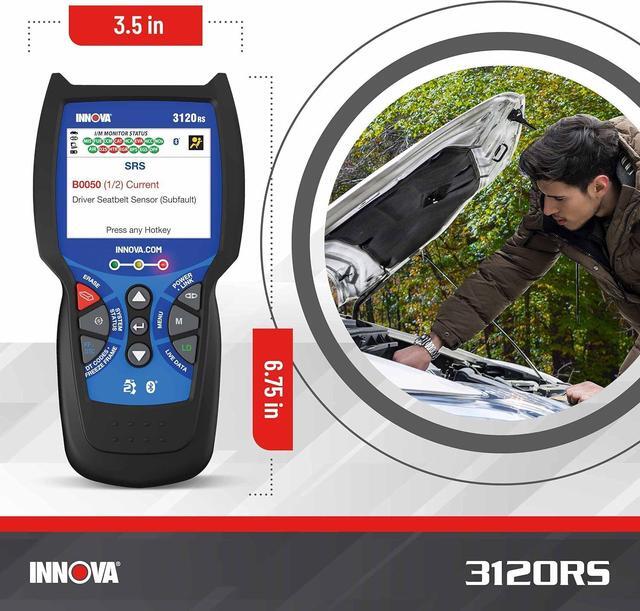 Alt view image 3 of 7 - Innova 3120RS Code Scanner - Professional OBD2 Scanner - Smog Test Scan Tool - ODB1 Adapters - RepairSolutions2 App