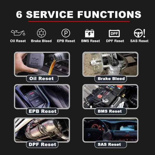 Alt view image 3 of 6 - LAUNCH Millennium 90 Pro Car OBD2 Scanner Diagnostic Tool, Full OBD II Car Code Reader, Check Engine/ABS/SRS/Transmission Car Scanner with Oil/EPB/BMS/ABS Bleeding/SAS Reset, Lifetime Free Update