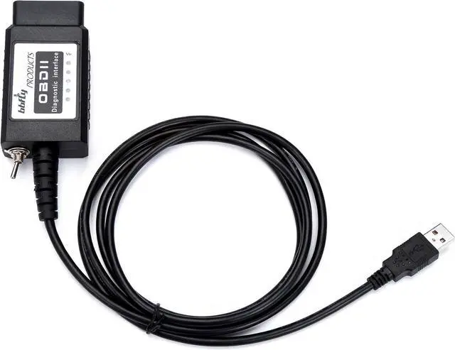 Alt view image 2 of 7 - bbfly-BF32302 USB Modified FTDI chip OBD-II Scan Tool for Windows bbflyFORScan HS-CAN/MS-CAN OBD2