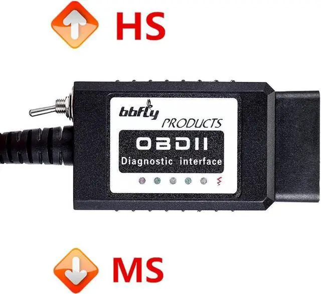 Alt view image 6 of 7 - bbfly-BF32302 USB Modified FTDI chip OBD-II Scan Tool for Windows bbflyFORScan HS-CAN/MS-CAN OBD2
