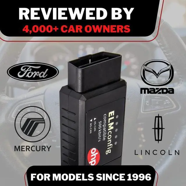 Alt view image 2 of 7 - OHP FORScan ELM327-based OBD2 to USB Diagnostic Scan Tool with MS-Can/HS-Can Switch for Ford Lincoln Mazda Mercury Vehicles