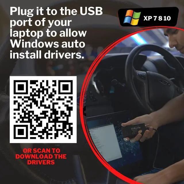 Alt view image 5 of 7 - OHP FORScan ELM327-based OBD2 to USB Diagnostic Scan Tool with MS-Can/HS-Can Switch for Ford Lincoln Mazda Mercury Vehicles