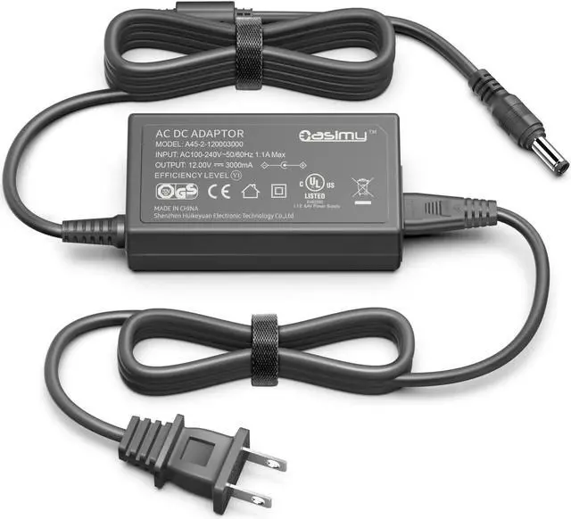Main image of 12V MS906 MS906BT Adapter Power Cord Compatible with MaxiSys MS906TS PRO 908 MS908P Mini MS905 MS905K AULMS905 Analysis Scanner Scan Tool Charger