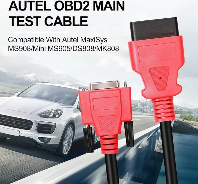 Alt view image 3 of 7 - Autel OBD2 Main Test Cable for Autel MaxiSys MS908/Mini MS905/DS808/MK808/MP808/MP808K