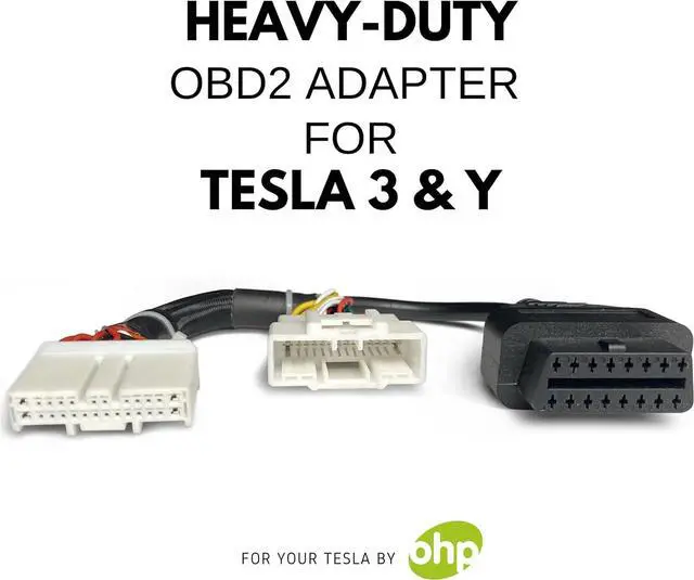 Alt view image 4 of 7 - OHP Tesla Model 3 Model Y Custom Build OBD2 Harness Adapter for Full Diagnostics - Compatible with OBDLink/Veepeak Scanners & ScanMyTesla App