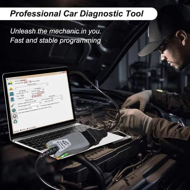 Alt view image 6 of 7 - V-gate vLinker FS USB FORScan OBD2 Adapter for HS/MS-CAN Auto Switch, Wire OBD2 USB FORScan Adapter Code Readers & Scanner Diagnostic Tools