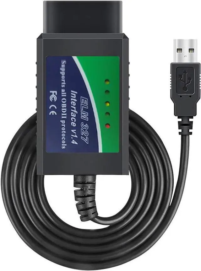 Main image of OBD2 Diagnostic Scanner ELM327 V1.4 USB ELM 327 with PIC18F25K80 Chip