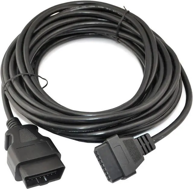 Main image of iKKEGOL 33 Feet/10 M OBD2 OBDII 16 Pin Car Male to Female Extension Cable Diagnostic Extender