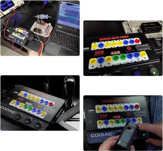 Alt view image 5 of 7 - GODIAG® Auto ECU Breakout Box, GT100 Breakout Box OBDII Protocol Detector for OBDII Protocol Communication Detection/ECU Tool Maintenance/Diagnosis/Programming/Coding