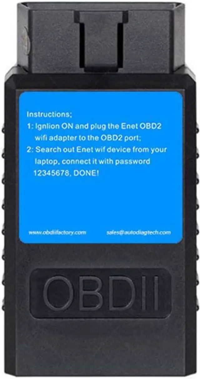 Alt view image 3 of 6 - Wireless ENET OBD2 WiFi Diagnostic & Coding Adapter for BMW F-Series G/I-Series, Compatible with BimmerCode, E-SYS, Bootmod3, Ethernet, ISTA D, MHD, ect, Work with iOS, Android & Windows
