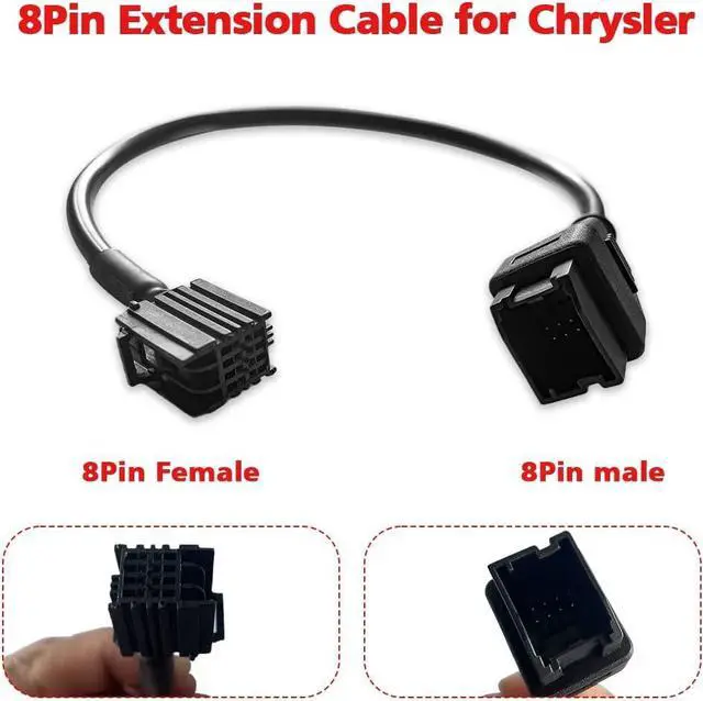 Alt view image 2 of 6 - Obd2 Cable 12 8 Extension Adapter Cable for DS808 Maxisys MS905 MS906 MS908 Pro Maxisys Elite Scanner Tool, 12+8Pin Security Bypass Cable (4 PCS)