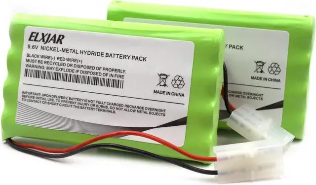 Main image of (2-Pack) 9.6V 2200mAh 239180 Ni-MH Battery Replacement for Genisys Scan Tool, OTC Mac Mentor & TechForce Automotive Scanners