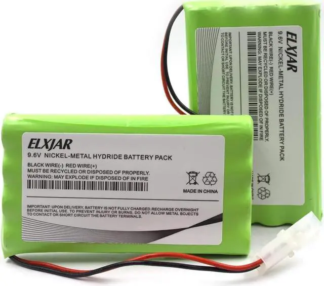 Alt view image 3 of 6 - (2-Pack) 9.6V 2200mAh 239180 Ni-MH Battery Replacement for Genisys Scan Tool, OTC Mac Mentor & TechForce Automotive Scanners