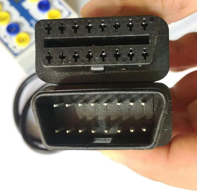 Alt view image 3 of 7 - OBD Detector Breakout Box CAN Data Line Signal,Car Fault Diagnostic Scan Tool White