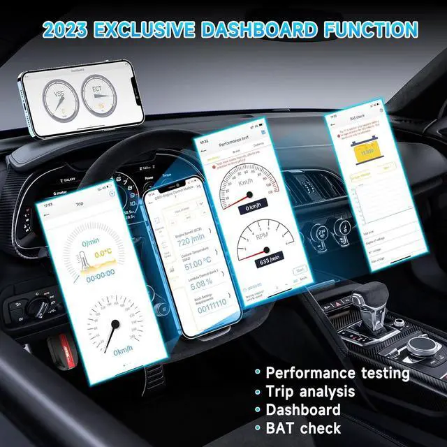 Alt view image 6 of 7 - ANCEL BD500 Bluetooth Diagnostic Scan Tool for VW Audi Seat Skoda Diagnosis, Full Systems Volkswagen OBD2 Scanner Vag Car Code Reader with Battery Check EPB Reset for iPhone, iPad & Android