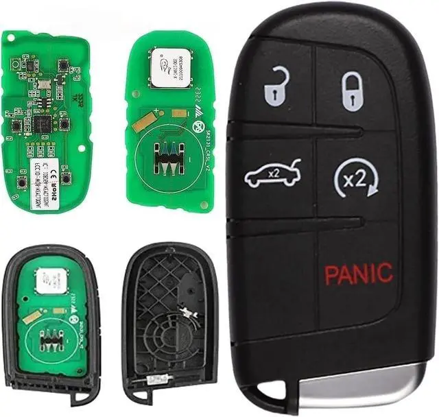 Main image of Autel IK-y 5 Buttons Blank 2024 New K-y Fob prorammable Compatible with Vehicle Systems Using 315/415 MHz Ultra-Long Range OE-Quality For Chrysler-Dodge-style K-y Replacement Work with Autel KM100