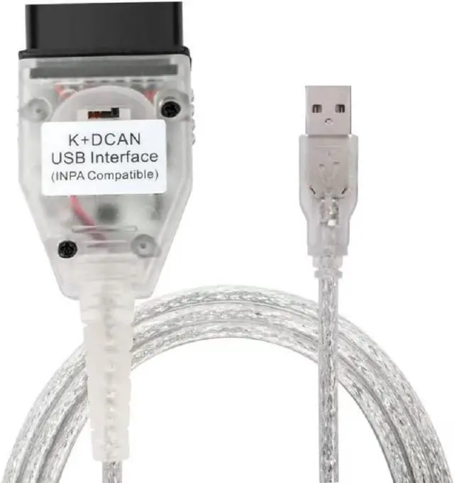 Main image of Taotao K+CAN Cable with Switch FT232RL K+D CAN USB Interface Cable Car Ediabas K+ Dcan USB OBD2 OBDii Diagnostic Scanner for BMW Work with NCS Expert Tool32
