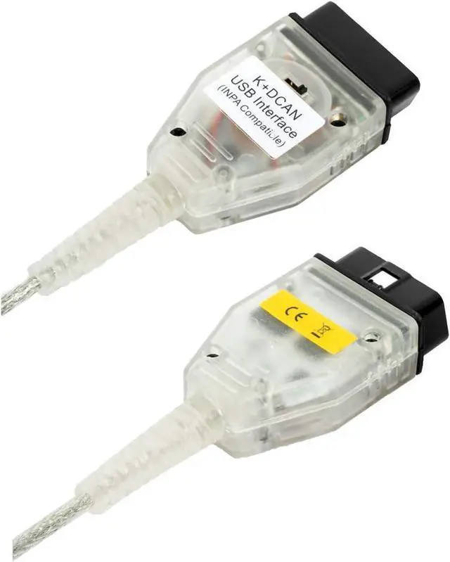 Alt view image 4 of 6 - Taotao K+CAN Cable with Switch FT232RL K+D CAN USB Interface Cable Car Ediabas K+ Dcan USB OBD2 OBDii Diagnostic Scanner for BMW Work with NCS Expert Tool32