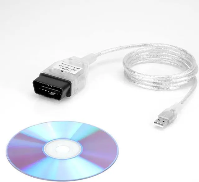 Alt view image 3 of 6 - LZLRUN K+CAN K+DCAN Car Diagnostic Tool Cable OBD USB Interface for BMW with FT232RL NCS Coding Winkfp Tool32 Programing (with Switch)