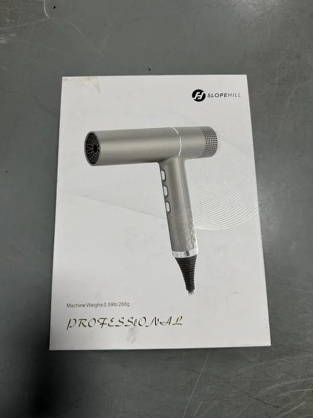 Alt view image 7 of 7 - Slopehill Hair Dryer with Unique Brushless Motor | Intelligent Fault Diagnosis | Innovative Microfilter | Oxy Active Technology | Led Display (Gray)