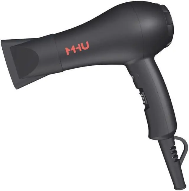 Main image of Mini Travel Hair Dryer 1000 Watts for RV & Pouring Art Lightweight Ceramic Ionic Blow Dryer Compact Size Plus Concentrator Black
