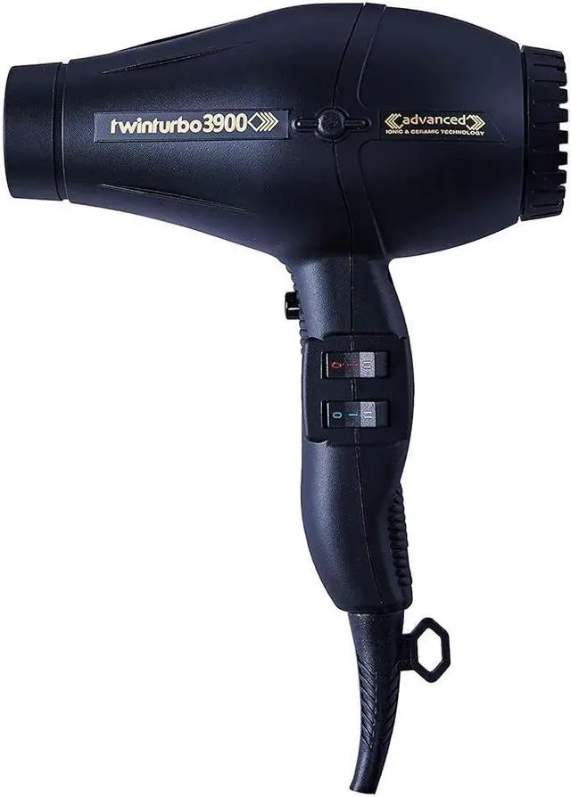 Alt view image 2 of 4 - Turbo Power Twin Turbo 3900 Advanced Hair Dryer - Black