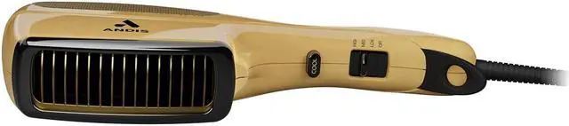 Alt view image 5 of 7 - Andis 82125 1875-Watt Tourmaline Ceramic Ionic Styling Hair Dryer, Styling Hair Dryer with Ionic Frizz-Free Technology, No Heat Damage, Lightweight Hairdryer for Normal & Curly Hair - Gold