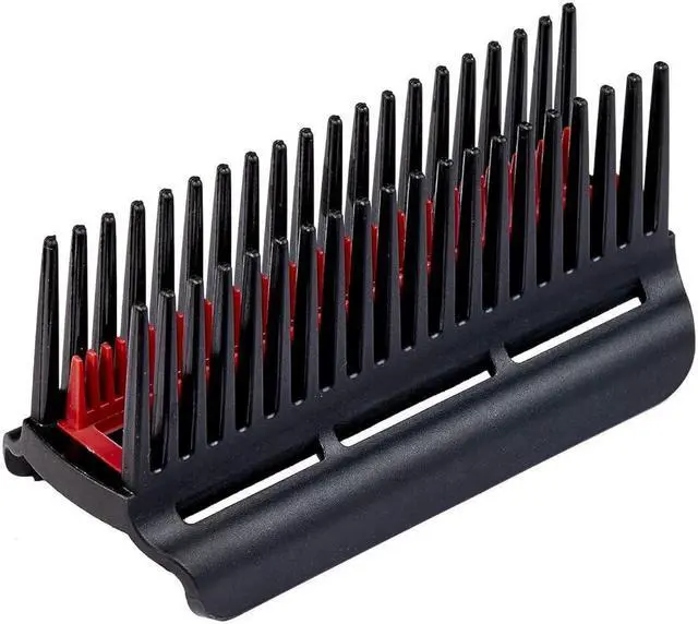 Alt view image 6 of 7 - RED by KISS 1875 Ceramic Ionic Hair Styler with Detangler Pik, Professional Quick Blow Dry Comb, 4 Heat/Speed Settings, Cool Shot Button, Ideal for Curling & Straightening