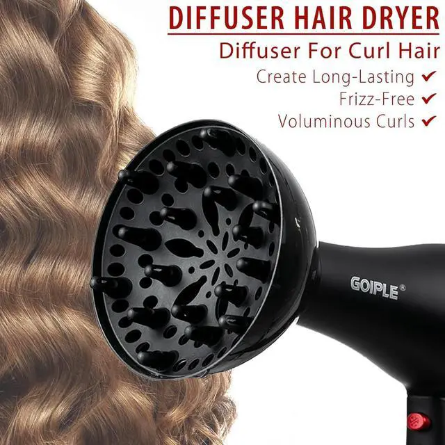 Alt view image 2 of 7 - 21Pcs Professional Hair Dryer Kit - Ionic, Lightweight, Low Noise, Constant Temperature, 1800W Blow Dryer for Women and Men - Includes Hair Dryer, Nozzles, and Accessories Set