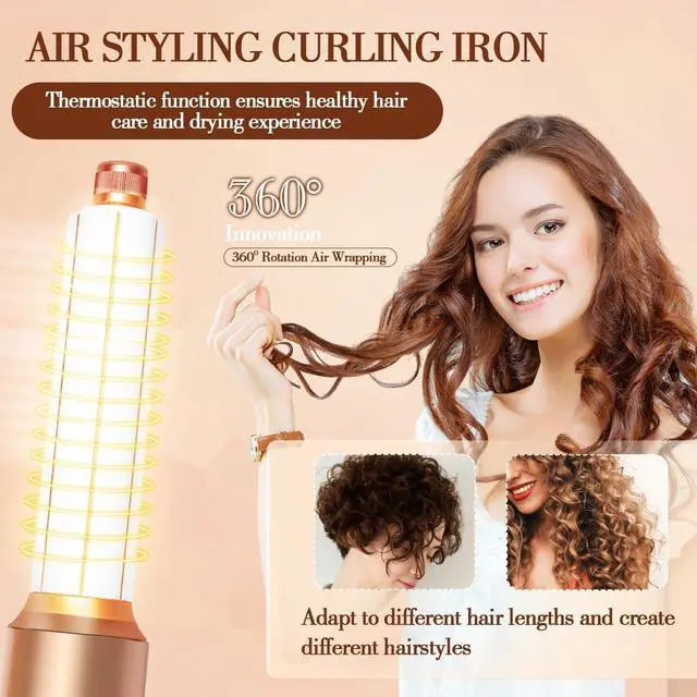 Alt view image 3 of 7 - Hair Dryer Styler 7 in 1 High Speed Brushless Motor Blow Dryer
