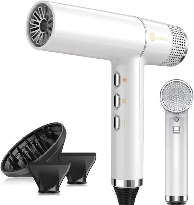 Main image of Hair Dryer with Unique Brushless Motor | ligent Fault Diagnosis | Innovative Microfilter | Oxy Active Technology | Led Display (White)