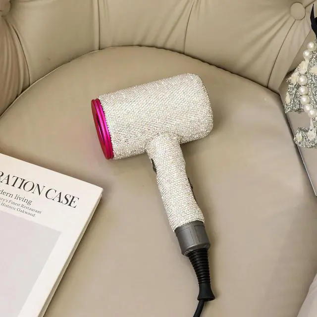 Alt view image 7 of 7 - Ionic Hair Dryer, Frizz Free Fast Dryer with Diffuser, 1800W Professional Ionic Hair Blow Dryer with 3 Heat/2 Speed, 3 Temperature & 2 Wind Speed for Women and Men (White)