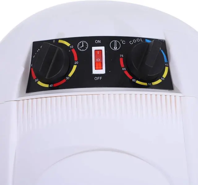 Alt view image 6 of 7 - BarberPub Adjustable Hooded Floor Hair Bonnet Dryer Professional Stand Up Rolling Base with Wheels Beauty Salon Spa Equipment VHD08 (Pure White)